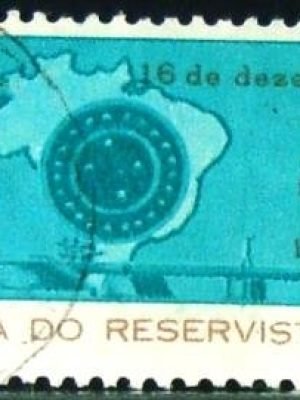 Selo Postal Comemorativo do Brasil de 1968 - C 625 U