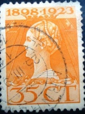 Selo postal Holanda 1923 Queen Wilhelmina