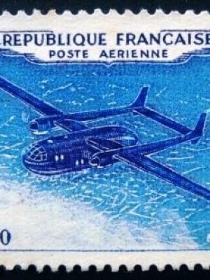 Selo postal França 1960 Noratlas
