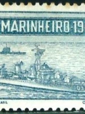 Selo postal do Brasil de 1969 Dia do Marinheiro