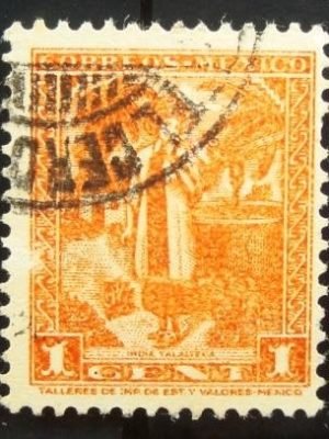 Selo postal do México de 1936 Yalalteca