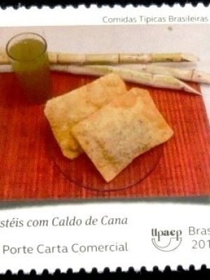 Selo postal do Brasil de 2019 Pastéis
