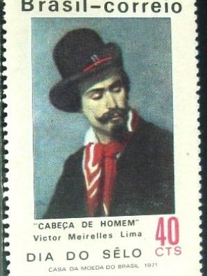 Selo postal Comemorativo do Brasil de 1971 - C 701 M