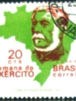 Selo postal do Brasil de 1971 Duque de Caxias