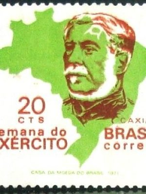 Selo postal do Brasil de 1971 Duque de Caxias