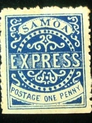 Selo postal da Samoa de 1877 Samoan Kingdom 1