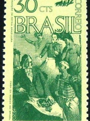 Selo postal do Brasil de 1972 Fundação da Pátria