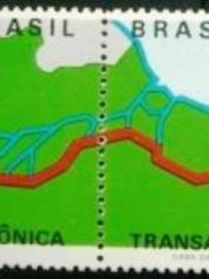 Se-tenant do Brasil de 1971 Transamazõnica