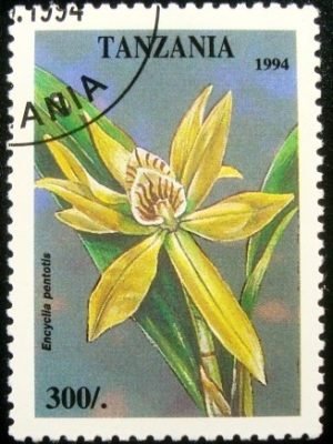 Selo postal da Tanzânia de 1994 Cyrtanthus