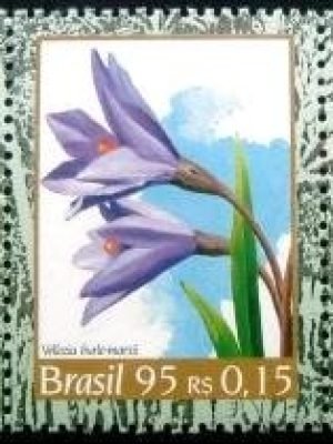 Se-tenant do Brasil de 1995 Burle Marx