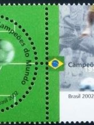 Se-tenant do Brasil de 2002 Campeões do Mundo