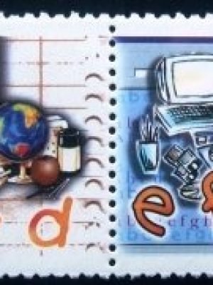 Se-tenant do Brasil de 2002 Sistema Educativo Brasileiro