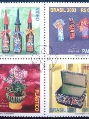 Série de selos postais do Brasil de 2003 Reciclagem