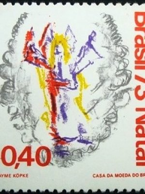 Selo postal COMEMORATIVO do BRASIL de 1973 - C 818 M