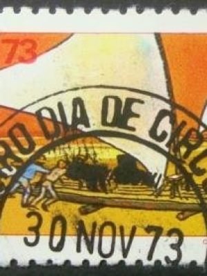 Selo postal COMEMORATIVO do BRASIL de 1973 - C 821 M1D