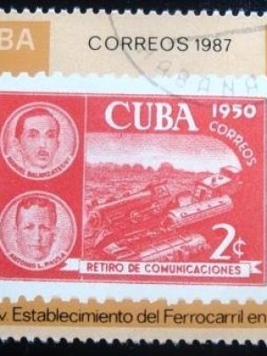 Selo postal de Cuba de 1987 Mark No.259
