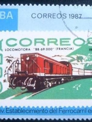 Selo postal de Cuba de 1987 Cuban stamp #1061