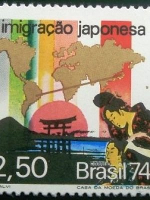 Selo postal Comemorativo do Brasil de 1974 - C 844 M