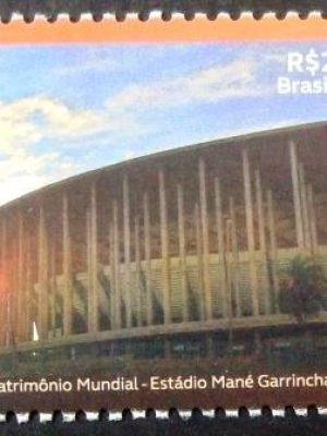 Selo postal do Brasil de 2017 Estádio Mané Garrincha