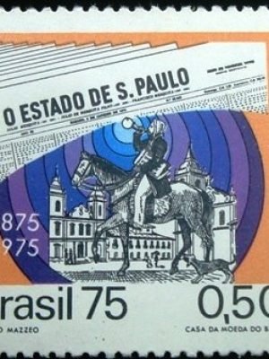 Selo postal Comemorativo do Brasil de 1975 - C 872 M