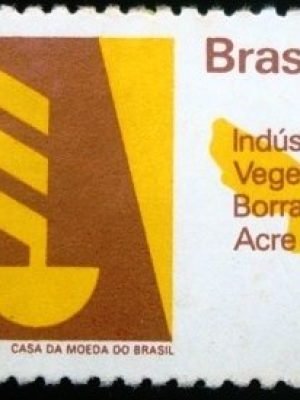 Selo postal Comemorativo do Brasil de 1975 - C 874 M