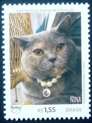 Selo postal do Brasil de 2018 Nina