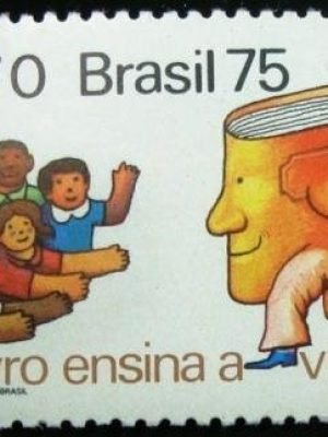 Selo postal Comemorativo do Brasil de 1975 - C 909 M