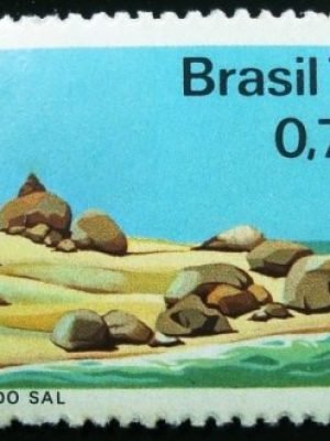 Selo postal Comemorativo do Brasil de 1975 - C 917 M