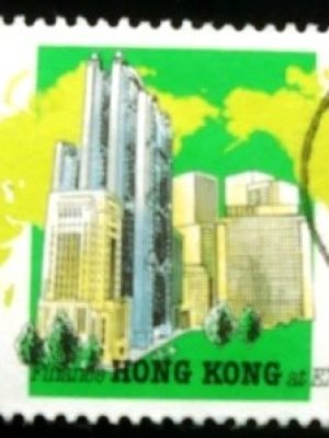Selo postal de Hong Kong de 1986 Finance