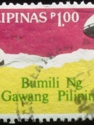 Selo postal das Filipinas de 1987 Buy Filipino Movement