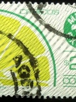 Selo postal do México de 1983 Citrus Fruit