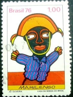 Selo postal do Brasil de 1976 Cangaceiro