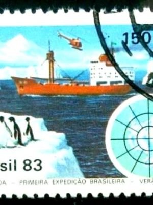 Selo postal do Brasil de 1983 Expedição Antártica