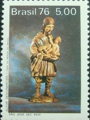 Selo Postal Comemorativo do Brasil de 1976 - C 965 M