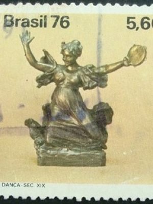 Selo Postal Comemorativo do Brasil de 1976 - C 966 U