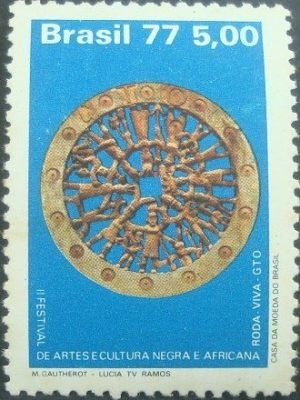 Selo Postal Comemorativo do Brasil de 1977 - C 972 N