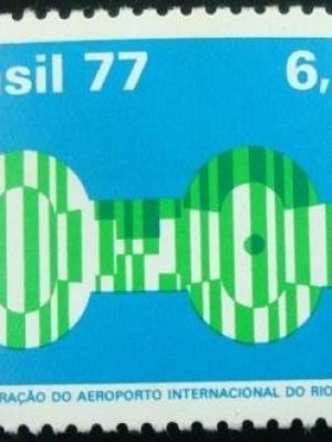 Selo Postal Comemorativo do Brasil de 1977 - C 975 M