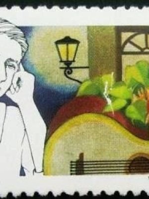 Selo postal do Brasil de 1977 Noel Rosa - C 981 N