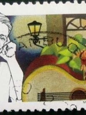 Selo postal do Brasil de 1977 Noel Rosa - C 981 U