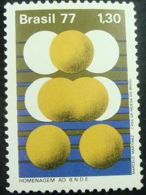 Selo postal do Brasil de 1977 Sistema Celular