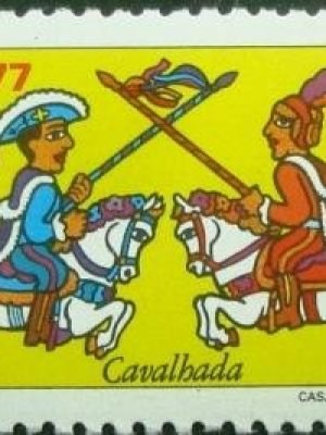 Selo postal do Brasil de 1977 Combate