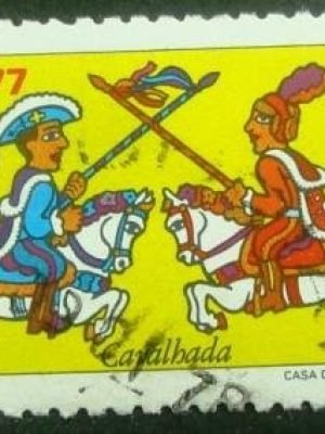 Selo Postal Comemorativo do Brasil de 1977 - C 1000 U