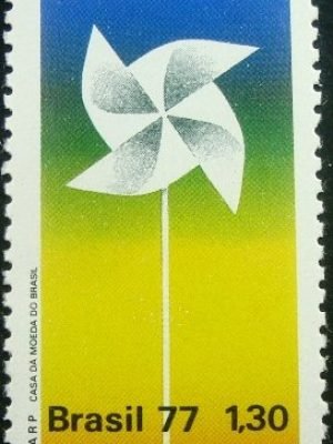 Selo Postal Comemorativo do Brasil de 1977 - C 1005 M