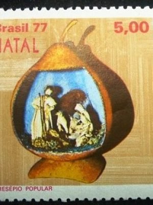 Selo Postal Comemorativo do Brasil de 1977 - C 1015 M