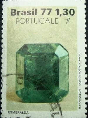 Selo Postal Comemorativo do Brasil de 1977 - C 1017 U