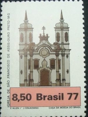 Selo Postal Comemorativo do Brasil de 1977 - C 1026 M