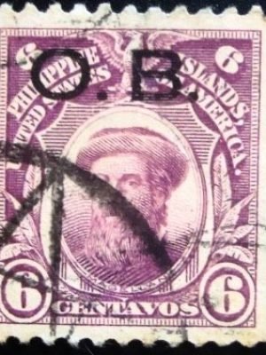 Selo postal das Filipinas de 1931 Fernão de Magalhães