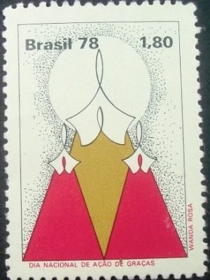 Selo postal comemorativo do Brasil de 1978 - C 1074 N