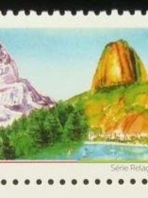 Selo postal do Brasil de 2019 Brasil-Suiça