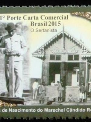 Selo postal do Brasil de 2015 O Sertanista N